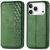 Чохол Deexe Rhombus Wallet для iPhone 18 Pro / 17 Pro - Green: фото 1 з 6