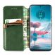 Чехол Deexe Rhombus Wallet для Motorola Edge 40 Neo - Green (340036G). Фото 2 из 6