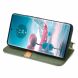 Чехол Deexe Rhombus Wallet для Motorola Edge 40 Neo - Green (340036G). Фото 3 из 6