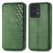 Чехол Deexe Rhombus Wallet для Motorola Edge 40 Neo - Green (340036G)