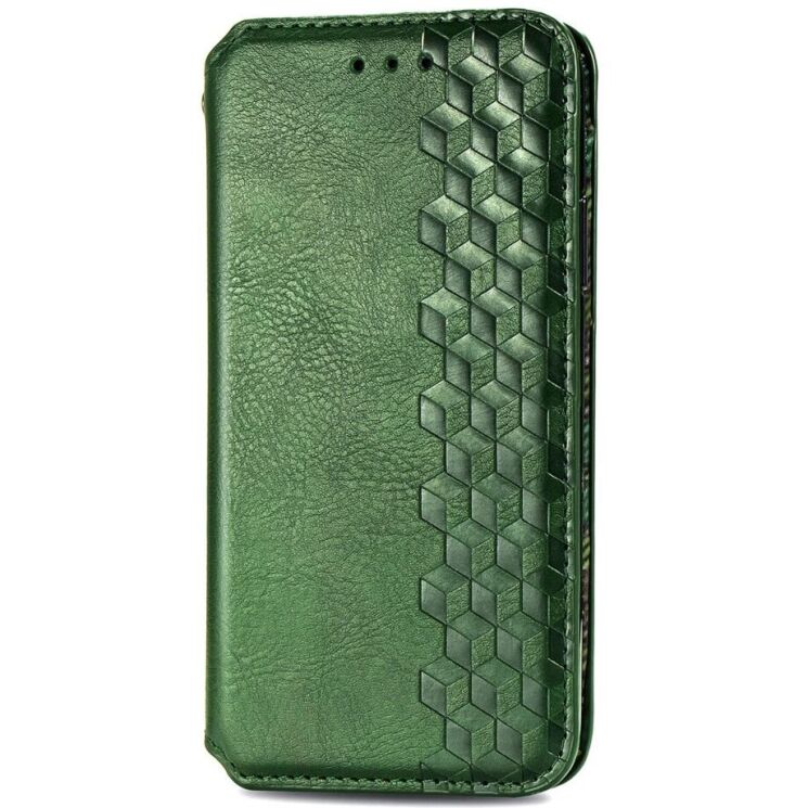 Чохол Deexe Rhombus Wallet для Motorola Moto G72 - Green: фото 5 з 10