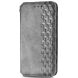 Чехол Deexe Rhombus Wallet для Motorola Moto G85 - Grey (357027H). Фото 4 из 10