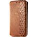 Чехол Deexe Rhombus Wallet для Motorola Moto G86 Power - Brown (385126Z). Фото 4 из 6