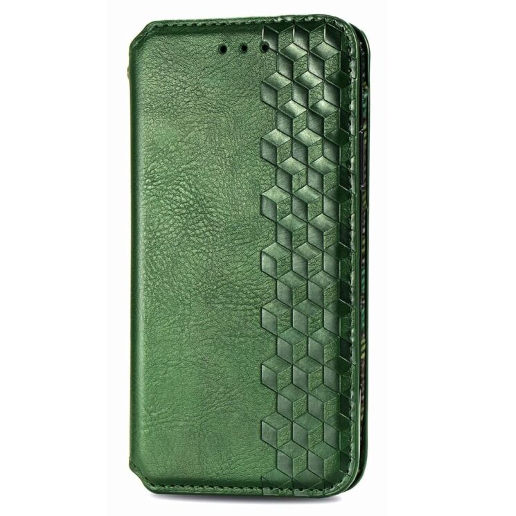 Чехол Deexe Rhombus Wallet для Nokia G60 - Green: фото 5 из 9