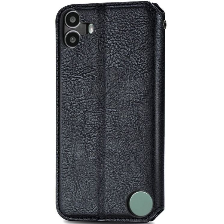 Чехол Deexe Rhombus Wallet для Nothing CMF Phone 1 - Black: фото 5 из 9