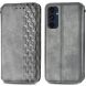 Чохол Deexe Rhombus Wallet для Samsung Galaxy A16 (A165) - Grey (365214H). Фото 1 з 7