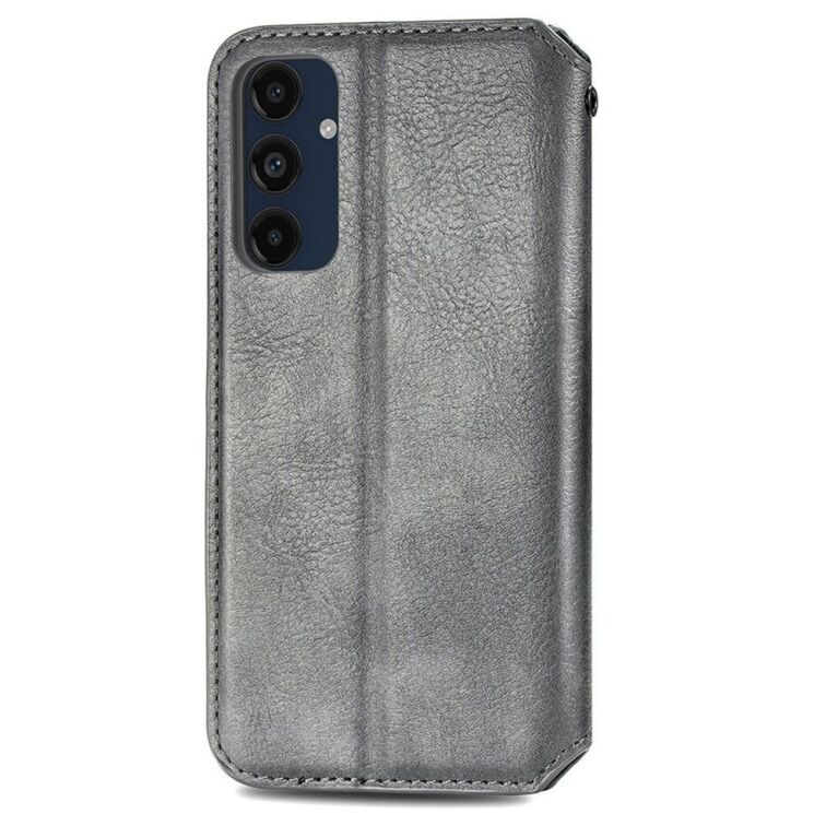 Чохол Deexe Rhombus Wallet для Samsung Galaxy A16 (A165) - Grey: фото 5 з 7
