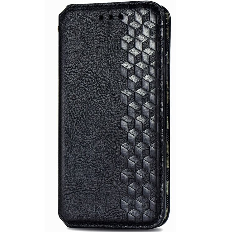 Чехол Deexe Rhombus Wallet для Samsung Galaxy S26 - Black: фото 4 из 6