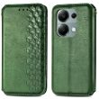 Чехол Deexe Rhombus Wallet для Xiaomi Redmi Note 13 Pro 4G / Poco M6 Pro - Green (345773G)