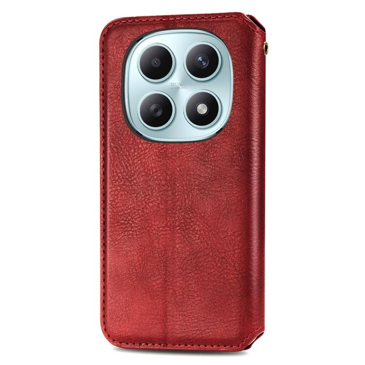 Чохол Deexe Rhombus Wallet для Xiaomi Redmi Note 15 (4G/5G) / Poco M8 5G - Red: фото 5 з 10