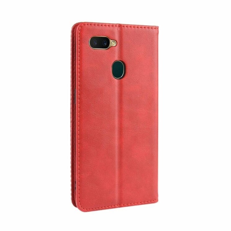 Чехол Deexe Vintage Style для OPPO A5S - Red: фото 4 из 9