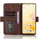 Чохол Deexe Wallet Stand для Blackview Shark 8 / Oscal Tiger 12 - Brown (378101Z). Фото 3 з 7