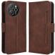 Чохол Deexe Wallet Stand для Blackview Shark 8 / Oscal Tiger 12 - Brown (378101Z). Фото 1 з 7
