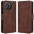 Чехол Deexe Wallet Stand для Blackview Shark 8 / Oscal Tiger 12 - Brown: фото 1 из 7