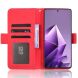 Чехол Deexe Wallet Stand для Infinix Note 50 Pro Plus - Red (380609R). Фото 7 из 15
