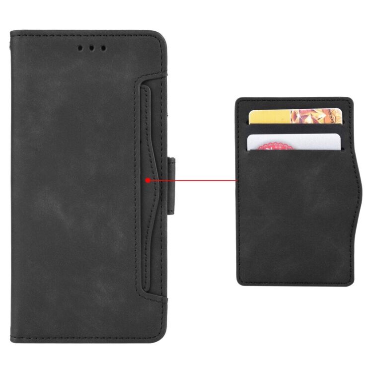 Чохол Deexe Wallet Stand для Nokia G42 - Black: фото 5 з 7