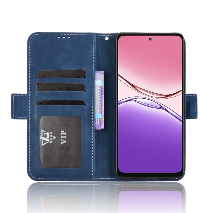 Чохол Deexe Wallet Stand для OPPO A5x - Blue: фото 5 з 14