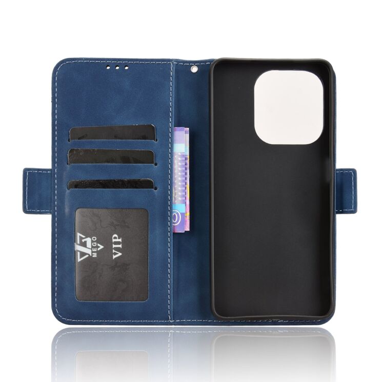 Чохол Deexe Wallet Stand для OPPO A5x - Blue: фото 4 з 14