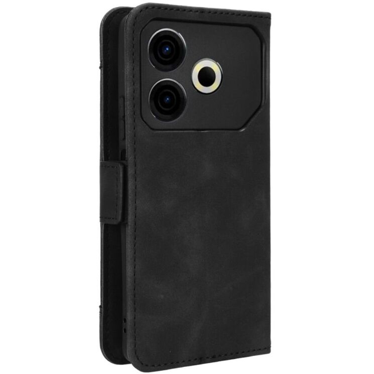 Чехол Deexe Wallet Stand для TECNO Pova 6 Neo - Black: фото 7 из 7