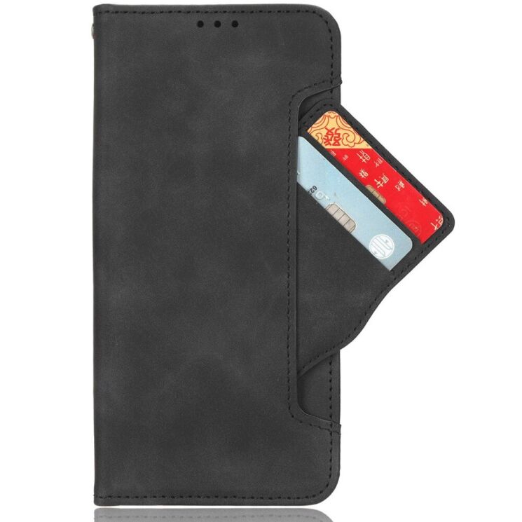 Чехол Deexe Wallet Stand для TECNO Pova 6 Neo - Black: фото 2 из 7