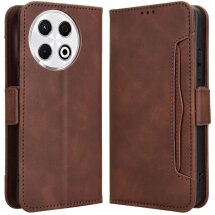 Чехол Deexe Wallet Stand для TECNO Spark 30 Pro - Brown: фото 1 из 8