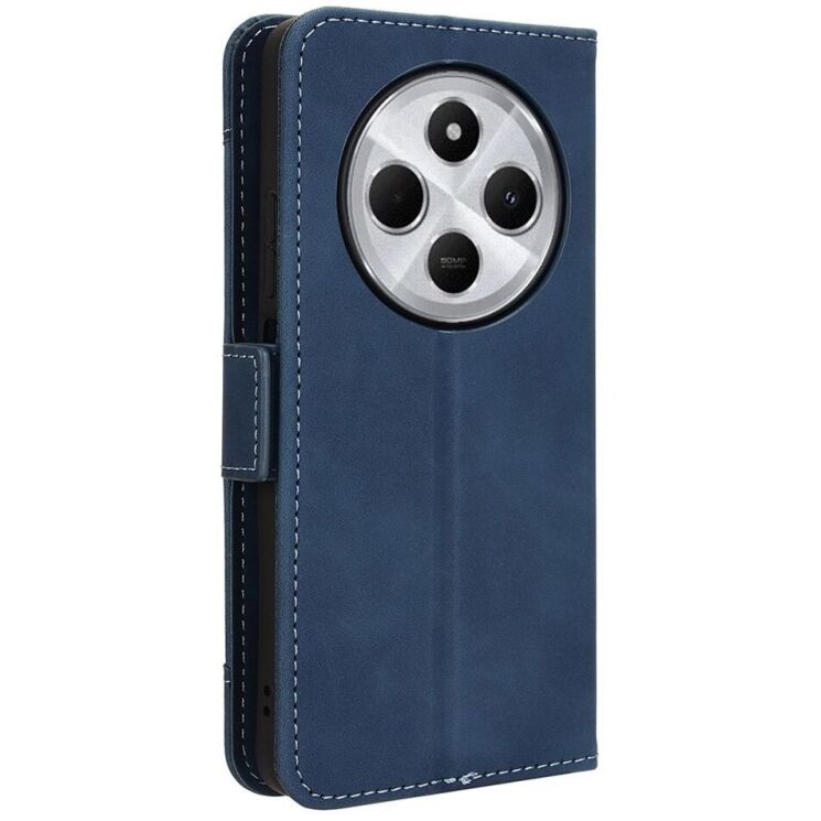 Чехол Deexe Wallet Stand для Xiaomi Redmi 14C / Redmi A4 5G / Poco C75 - Blue: фото 3 из 7