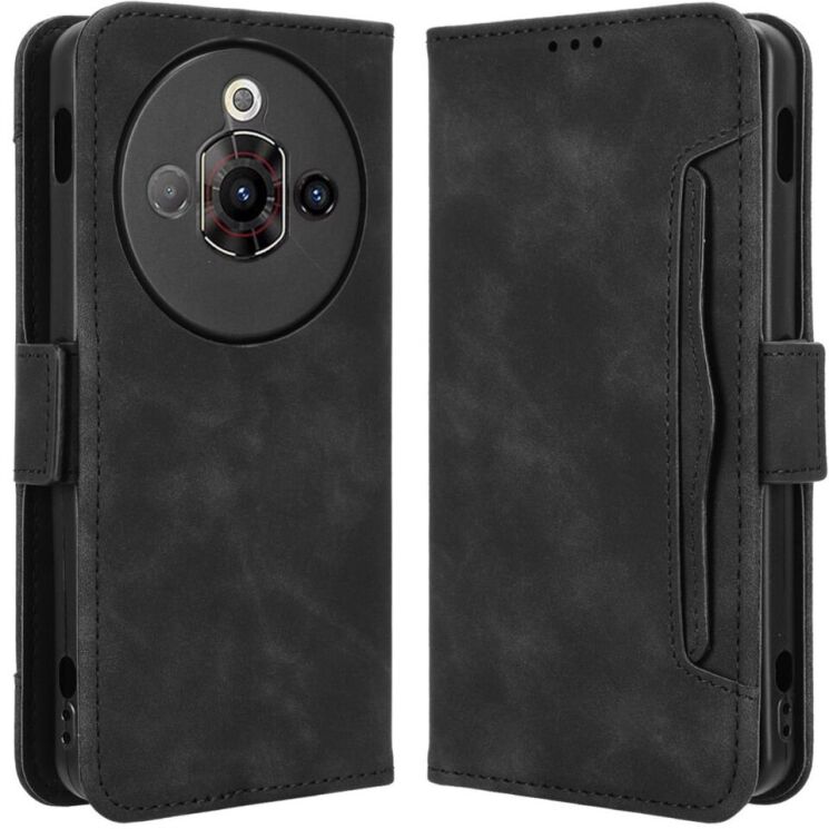 Чехол Deexe Wallet Stand для ZTE Nubia Focus Pro - Black: фото 1 из 8