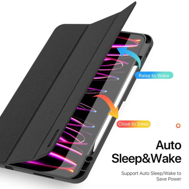 Чехол DUX DUCIS Domo Series для Apple iPad Pro 13 (2024) - Black: фото 9 из 12