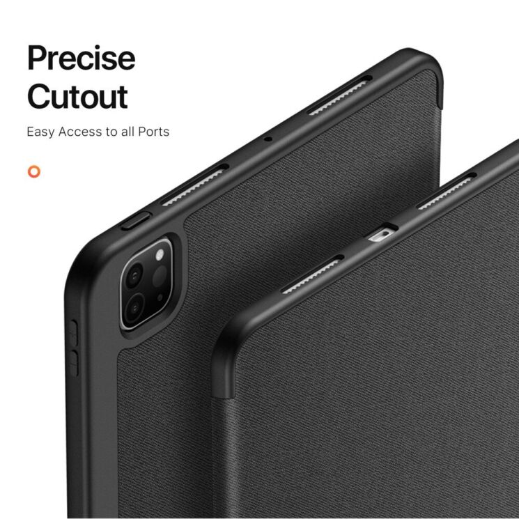 Чехол DUX DUCIS Domo Series для Apple iPad Pro 13 (2024) - Black: фото 7 из 12