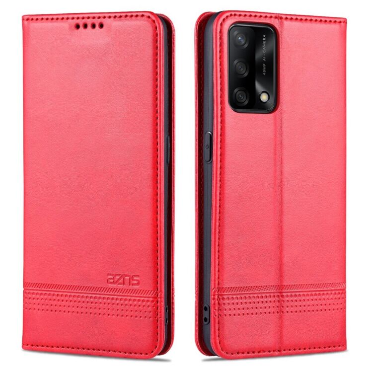 Чехол-книжка AZNS Classic Series для OPPO A74 - Red: фото 1 из 9