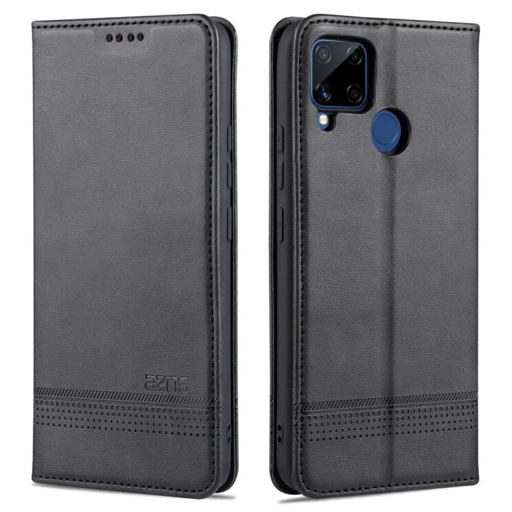 Чехол-книжка AZNS Classic Series для Realme C15 - Black: фото 1 из 9