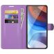 Классический чехол-книжка Deexe Book Type для Motorola Moto E7 Power / Moto E7i / Moto E7i Power - Purple (279430V). Фото 4 из 7