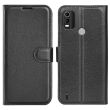 Чехол-книжка Deexe Book Type для Nokia C21 Plus - Black (304304B)
