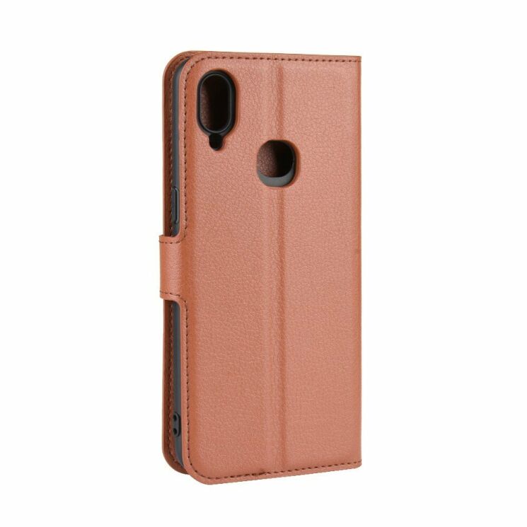 Чехол-книжка Deexe Book Type для Samsung Galaxy A10s (A107) - Brown: фото 6 из 6