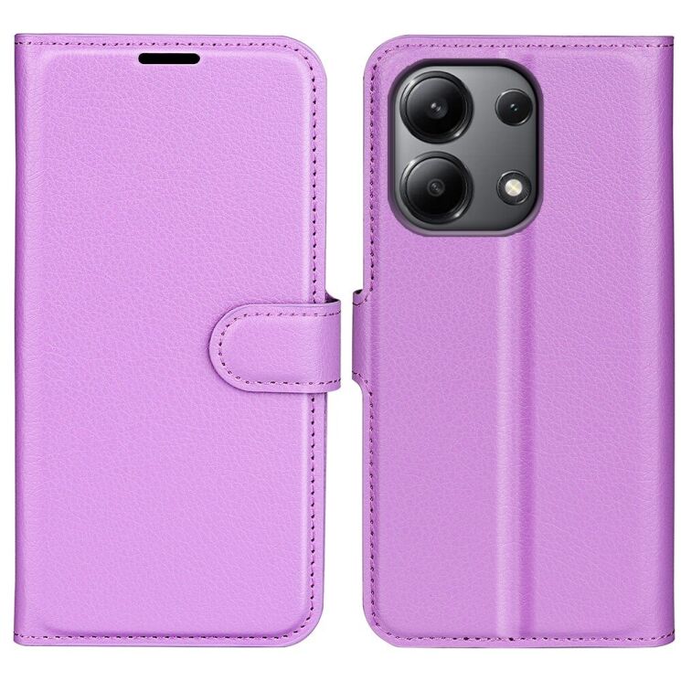 Чехол-книжка Deexe Book Type для Xiaomi Redmi Note 13 - Purple: фото 1 из 6