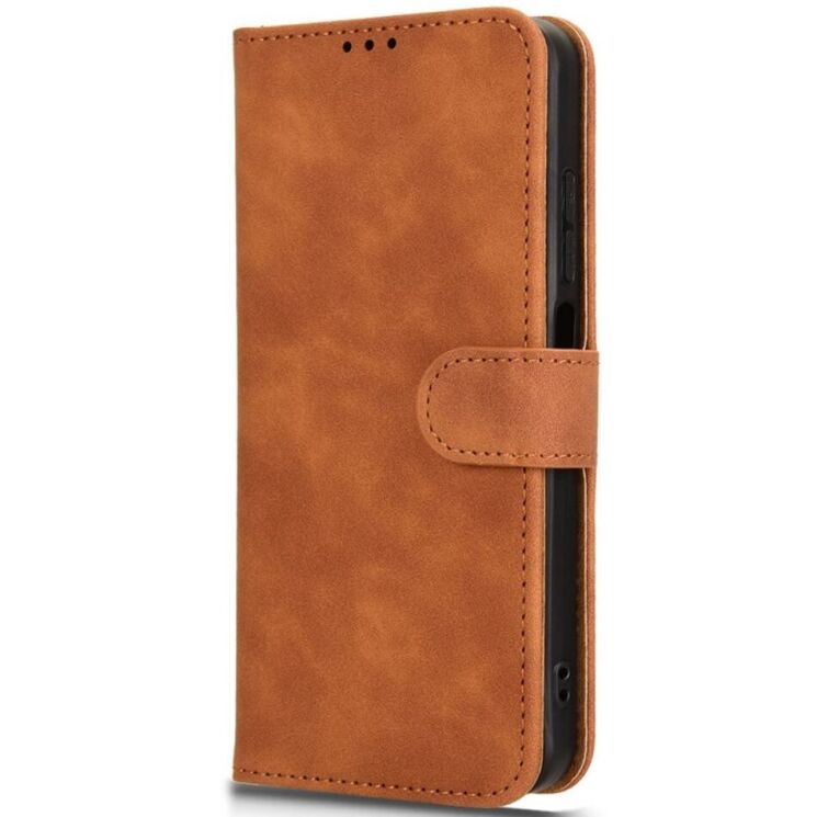 Чехол-книжка Deexe Classic Series для TECNO Spark Go 1 - Brown: фото 5 из 7