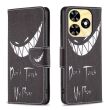 Чехол-книжка Deexe Color Wallet для Infinix Smart 8 - Don't Touch My Phone (344107B)