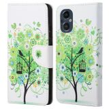 Чехол-книжка Deexe Color Wallet для OnePlus Nord N20 - Green Tree: фото 1 из 5