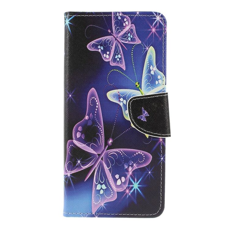 Чехол с рисунком Deexe Color Wallet для Sony Xperia 1 - Beautiful Butterfly: фото 1 из 5