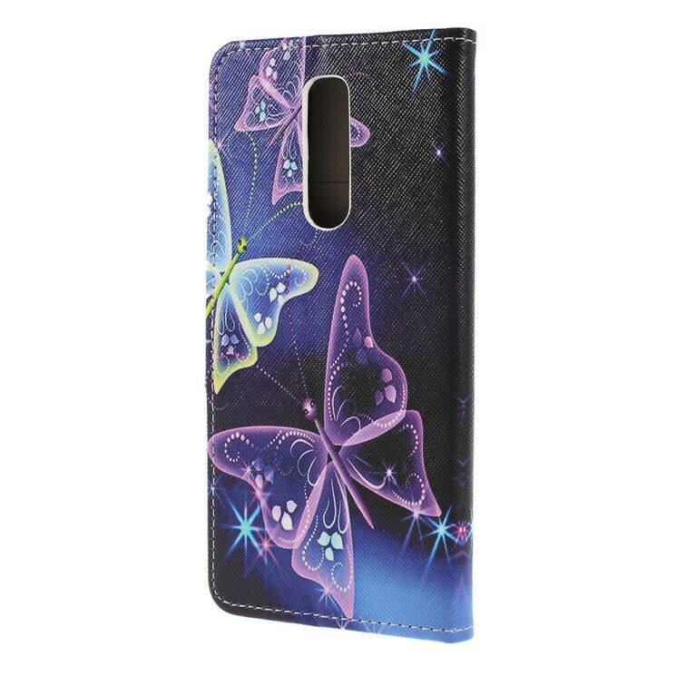 Чехол с рисунком Deexe Color Wallet для Sony Xperia 1 - Beautiful Butterfly: фото 5 из 5