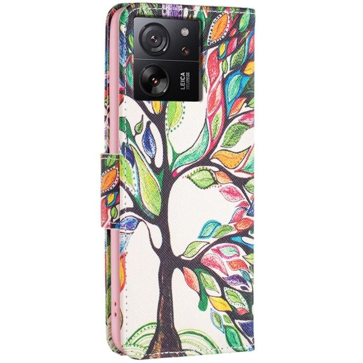 Чохол-книжка Deexe Color Wallet для Xiaomi 13T / 13T Pro - Life Tree: фото 4 з 8