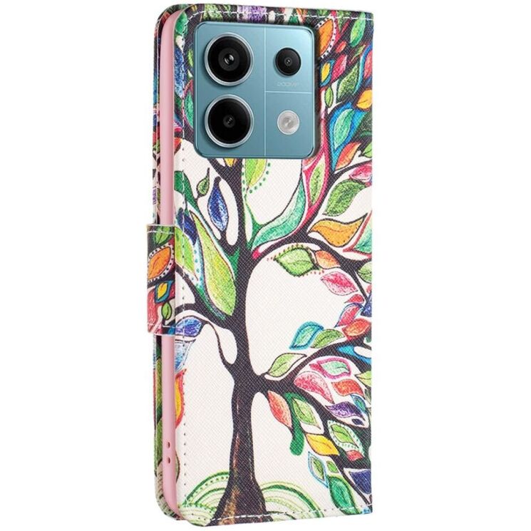 Чехол-книжка Deexe Color Wallet для Xiaomi Redmi Note 13 Pro 4G / Poco M6 Pro - Life Tree: фото 3 из 6