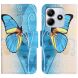 Чохол-книжка Deexe Color Wallet для Xiaomi Redmi Note 14 4G - Butterfly (373466H). Фото 1 з 5