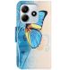 Чохол-книжка Deexe Color Wallet для Xiaomi Redmi Note 14 4G - Butterfly (373466H). Фото 5 з 5