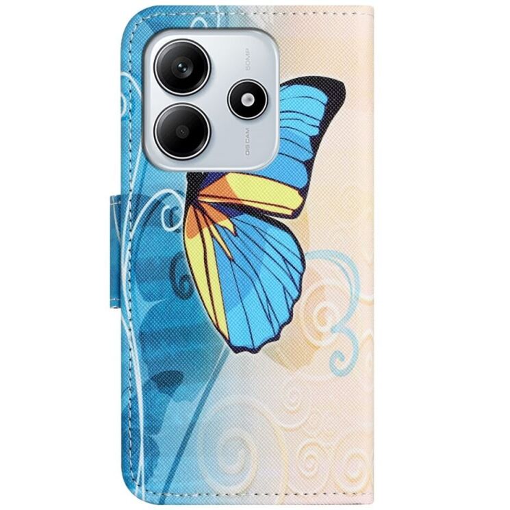 Чохол-книжка Deexe Color Wallet для Xiaomi Redmi Note 14 4G - Butterfly: фото 5 з 5