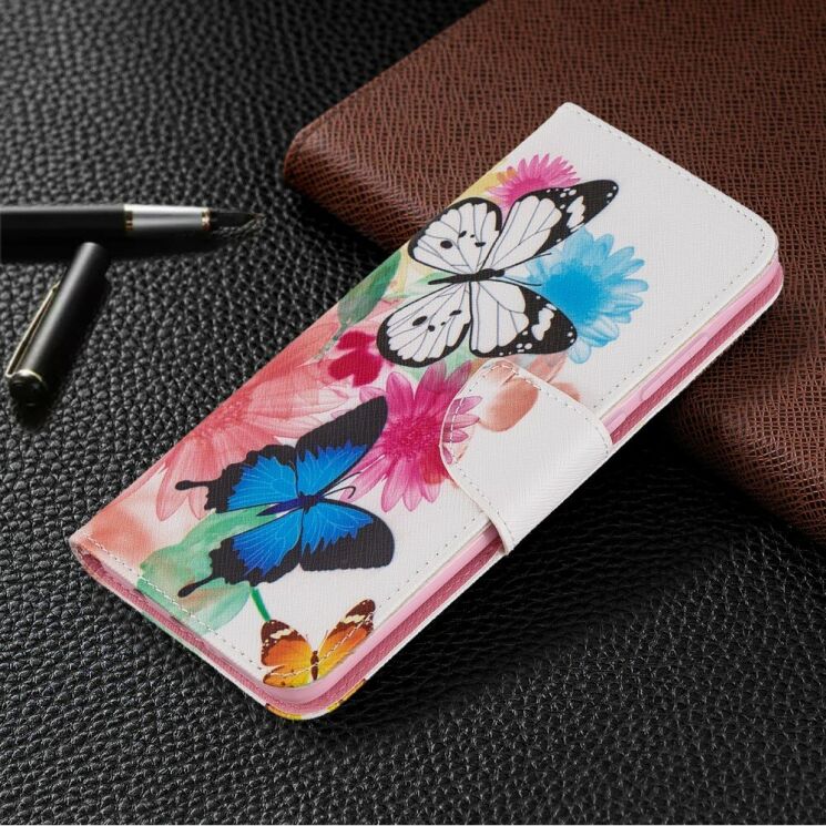 Чехол-книжка Deexe Color Wallet для Xiaomi Redmi Note 8 Pro - Butterflies: фото 7 из 8