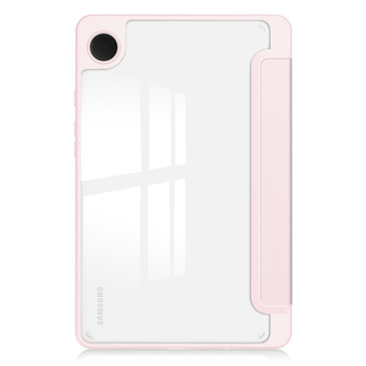 Чохол-книжка Deexe Crystal Back для Samsung Galaxy Tab A9 (X110/115) - Pink: фото 2 з 8