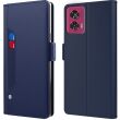 Чохол-книжка Deexe Eclipse Wallet для Motorola Edge 50 Fusion - Blue (354243L)