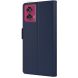 Чехол-книжка Deexe Eclipse Wallet для Motorola Edge 50 Fusion - Blue (354243L). Фото 4 из 10