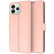 Чехол-книжка Deexe Faro Wallet для Xiaomi Redmi Note 14 5G - Rose Gold: фото 1 из 7